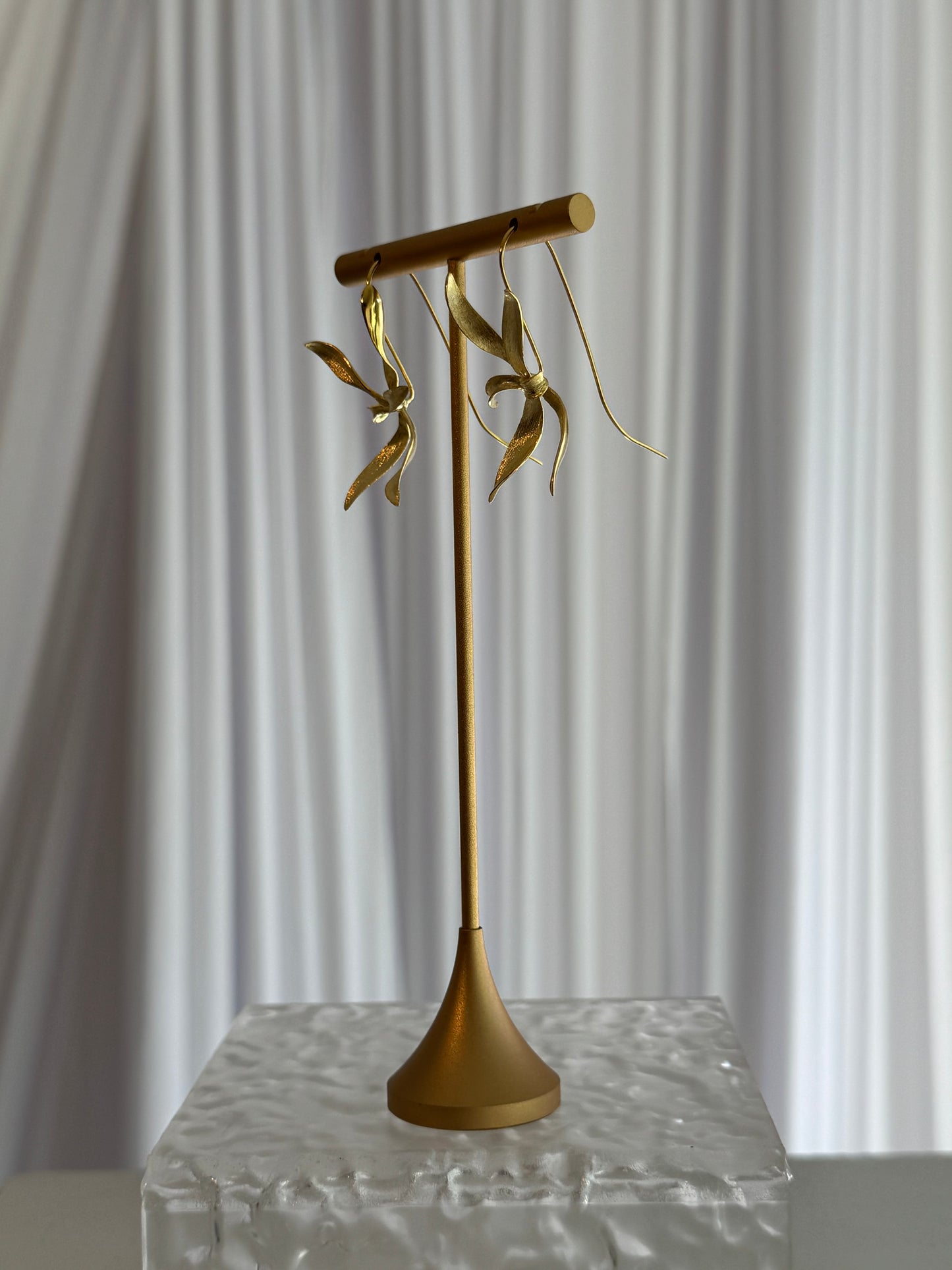 Orchid Earrings - Gold