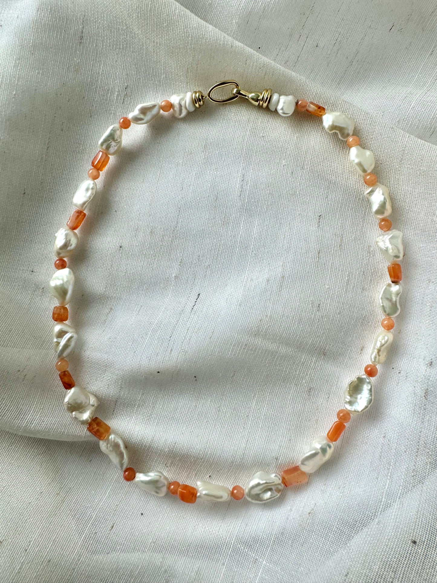 Gemstone & Pearl Necklace -  Available at Surf Camp Kahala Mall, Oahu