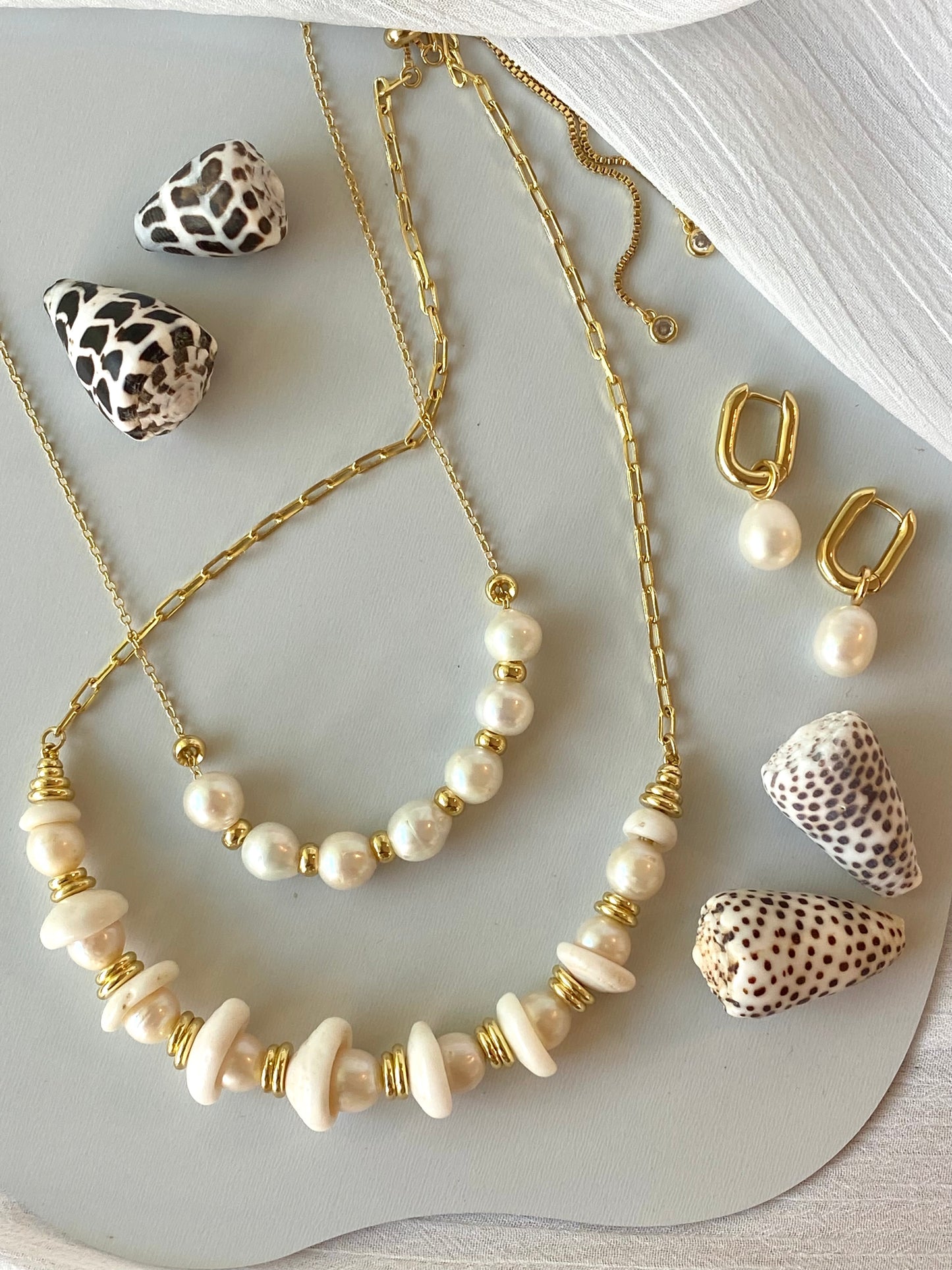 Naupaka Pearl Necklace