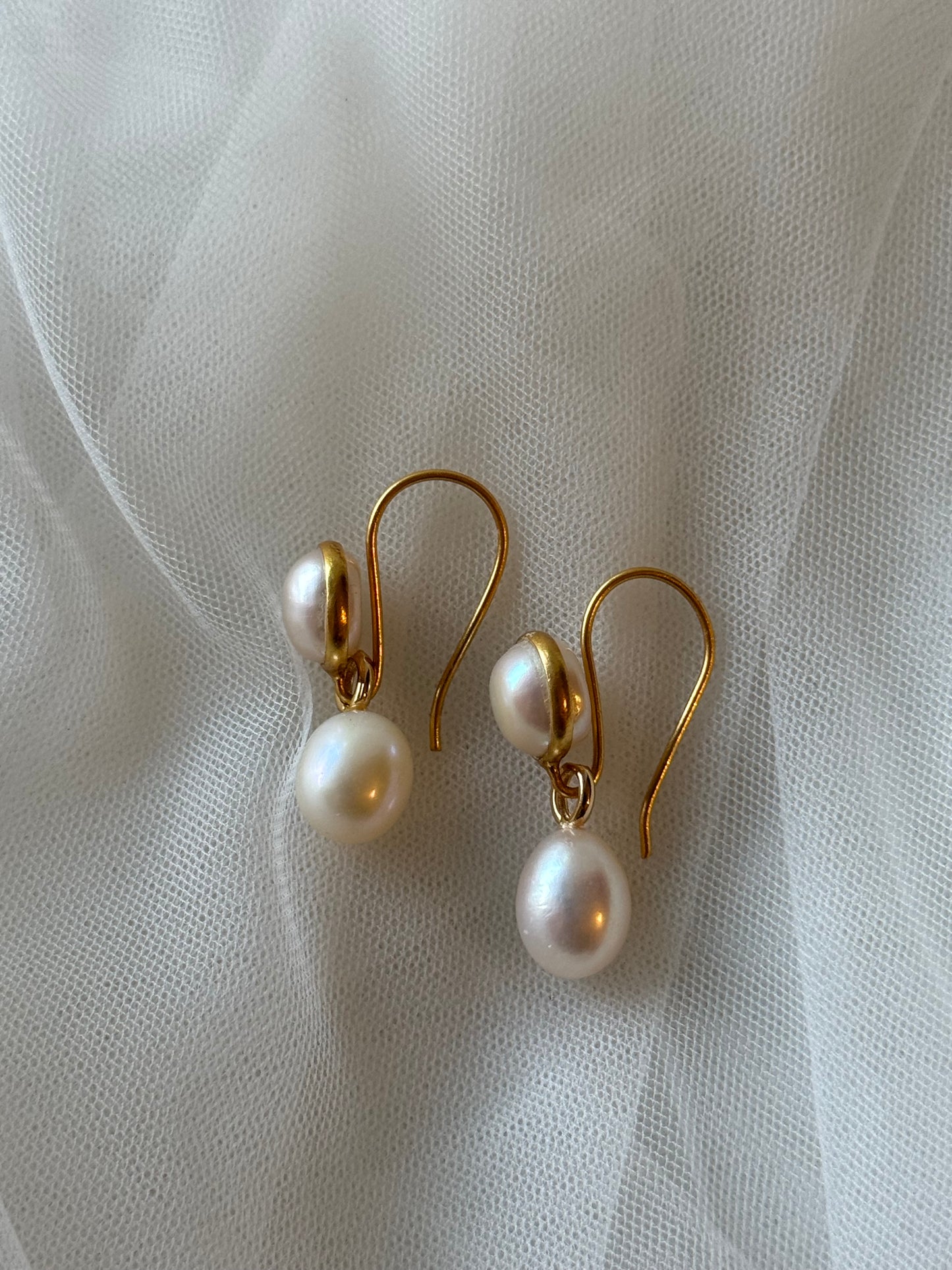 Double Pearl Drop - Ivory