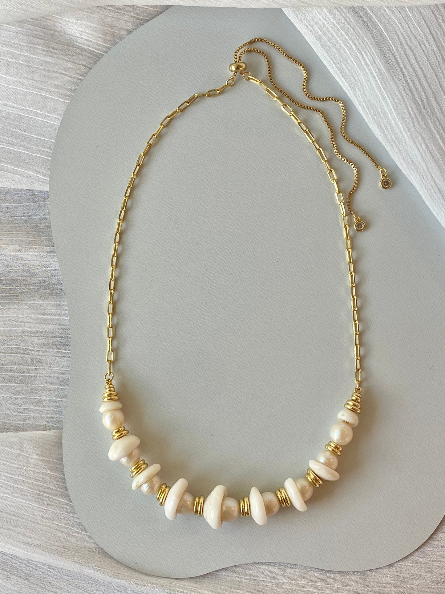 Naupaka Pearl Necklace