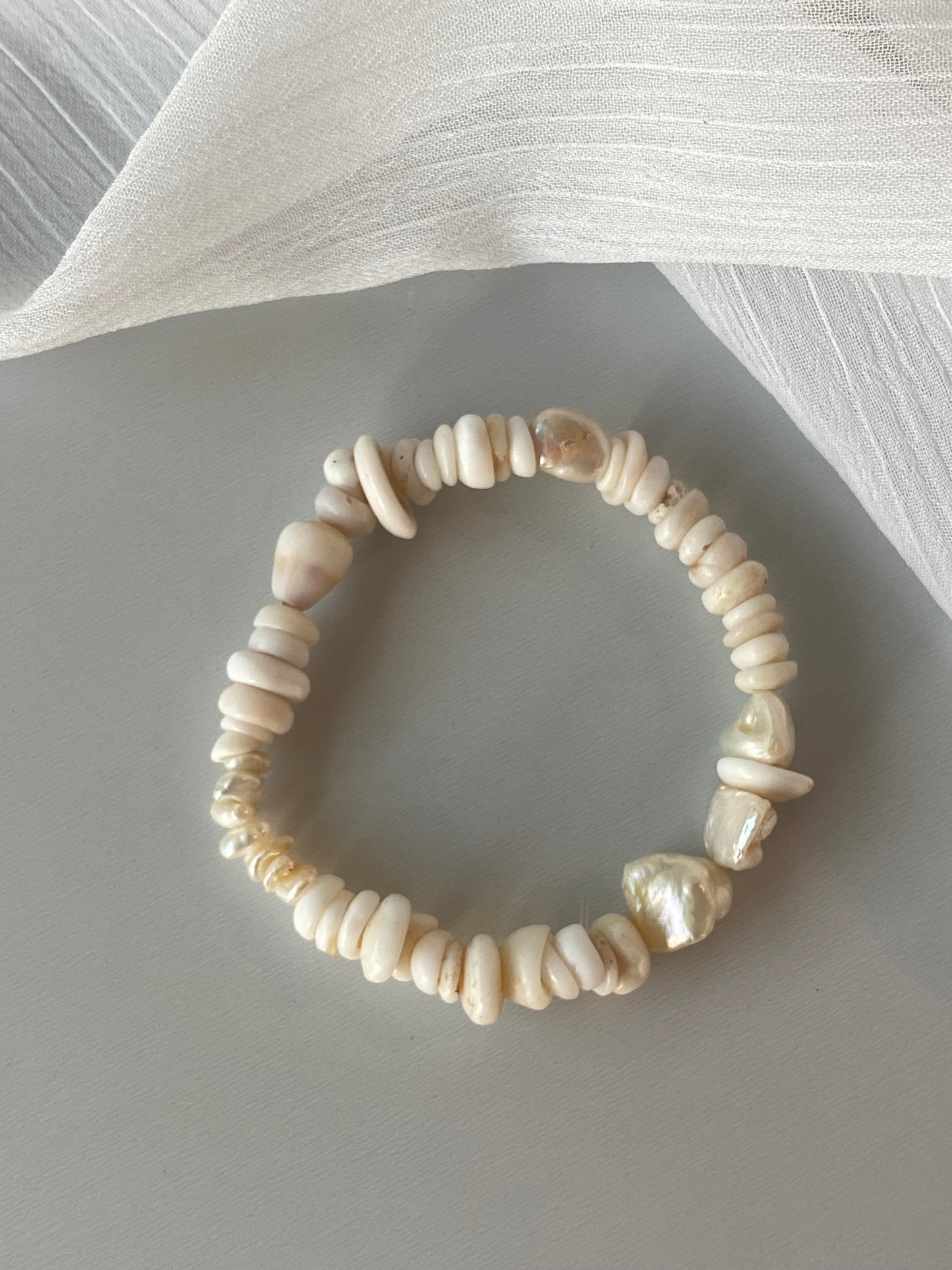 Eternity Bracelet - Kahakai Mix Ivory