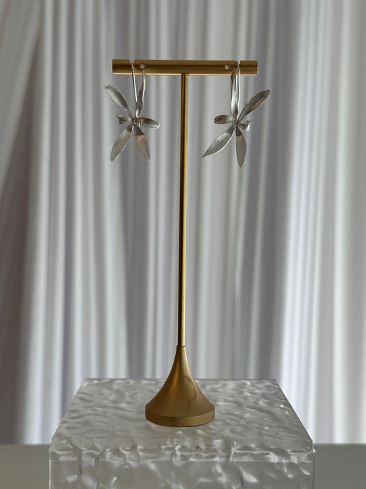 Orchid Earrings - Sterling Silver