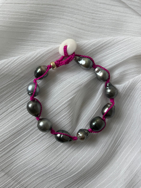 Fresh Catch Bracelet- Tahitian Pearl