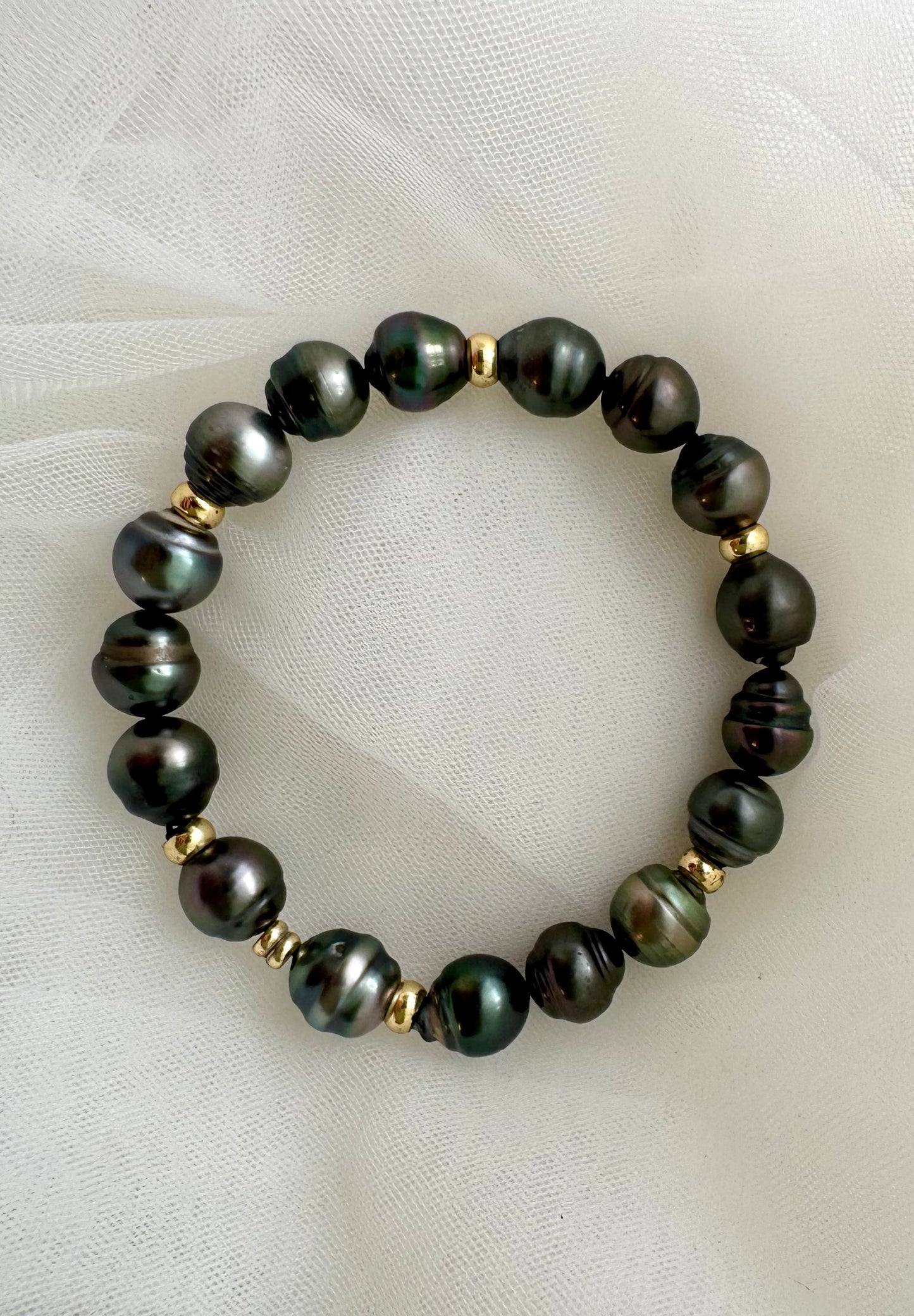 Eternity Bracelet- Tahitian Pearl *(custom order available)